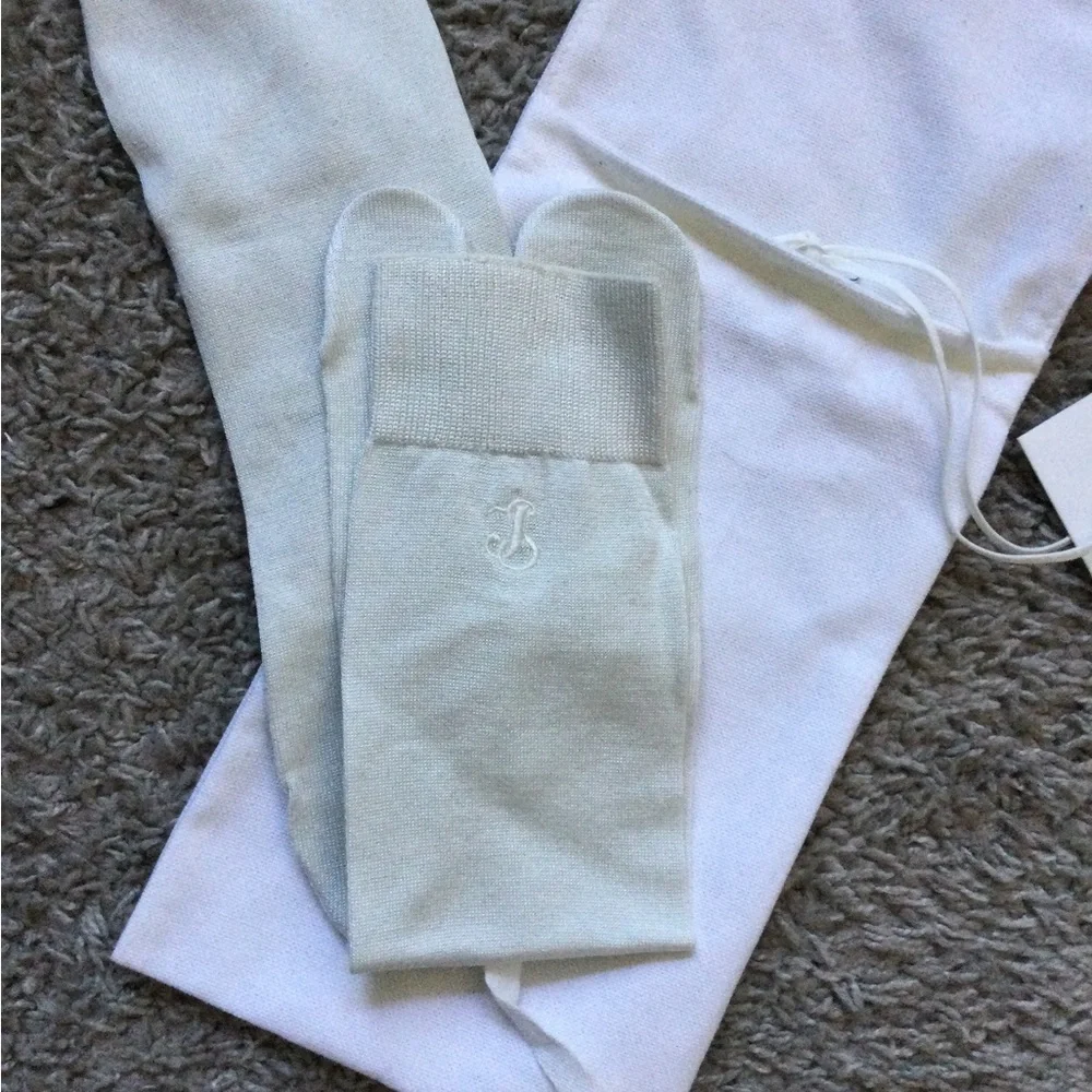 🔥🔥HOST PIC🔥🔥 Jil Sander off White Silk Split Toe Socks - Picture 6 of 13